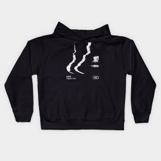 Vapour Trail / Minimalist Graphic Artwork Design Kids Hoodie